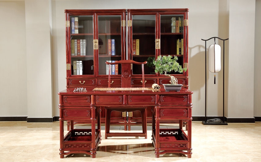 明式书桌书柜